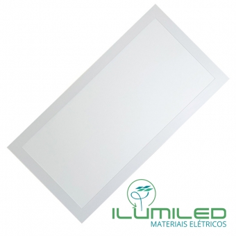 PLAFON EMBUTIR LED 48W - RETANGULAR - Branco Frio ou Neutro