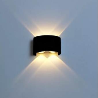 ARANDELA CURVA 4 LEDS COB - BIVOLT