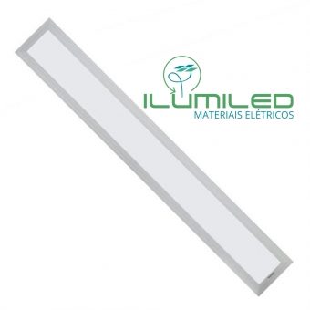 PLAFON SOBREPOR LED 15x120 - 36W - BRANCO FRIO