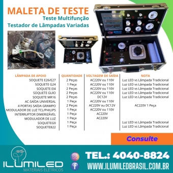 MALETA TESTE MULTIFUNÇÃO