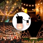 VARAL DE LUZES 20 METROS - COM LÂMPADAS