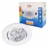 DOWNLIGHT LEDBLDS-3D - 3W REDONDO (Branco Frio ou Branco Quente)