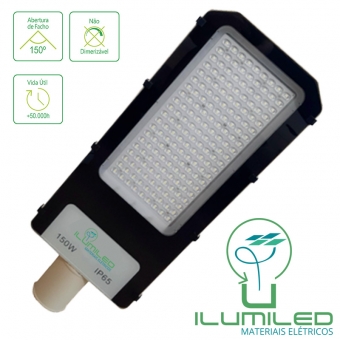 LUMINÁRIA PÚBLICA - COM SENSOR - 50W - IP65
