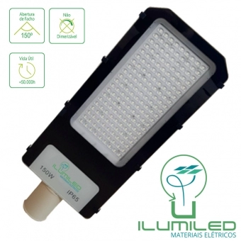 LUMINÁRIA PÚBLICA - COM SENSOR - 50W - IP65