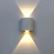 ARANDELA CURVA 2 LEDS COB - BIVOLT