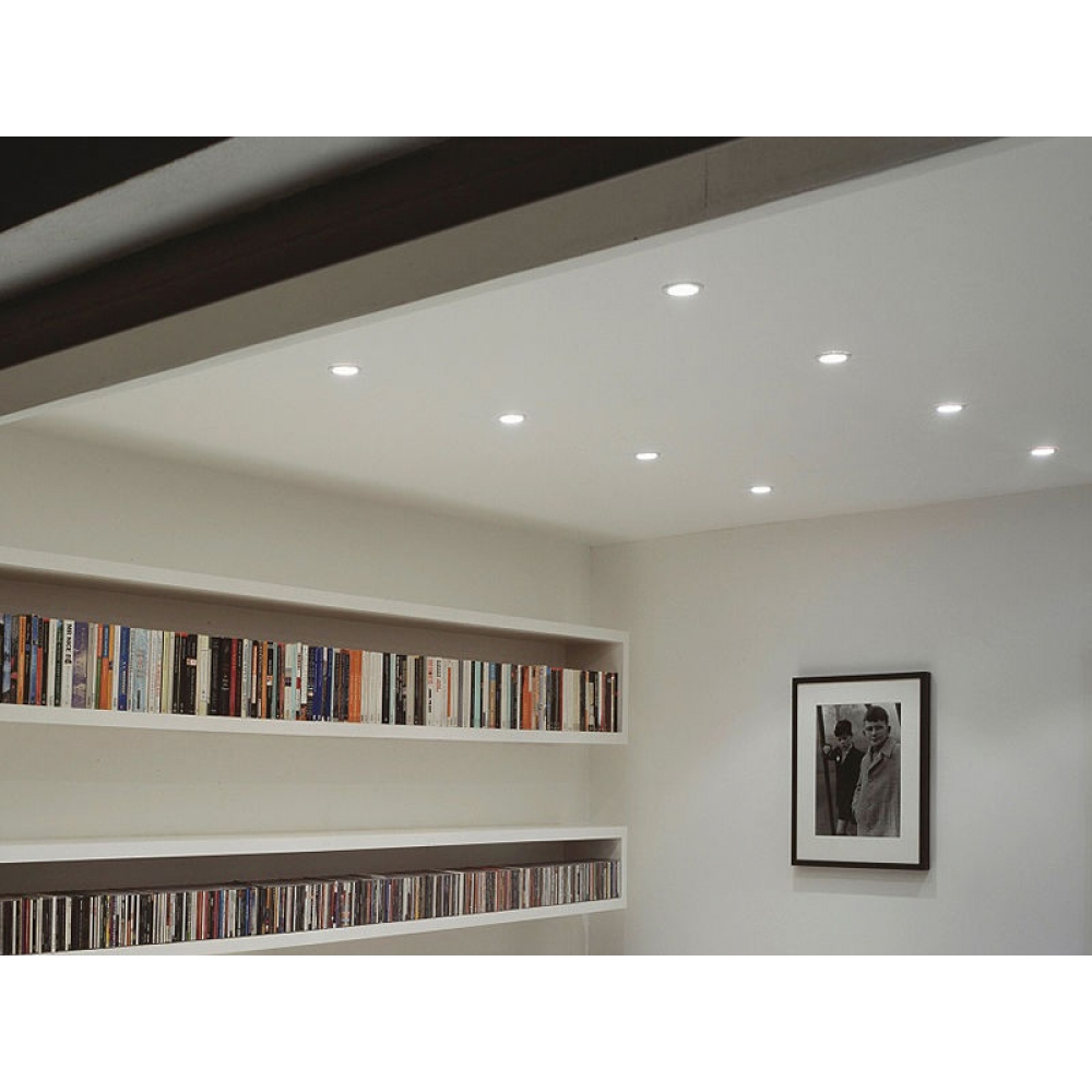 PLAFON EMBUTIR LED 25W - Quadrado ou Redondo - Branco Frio ou Branco Quente