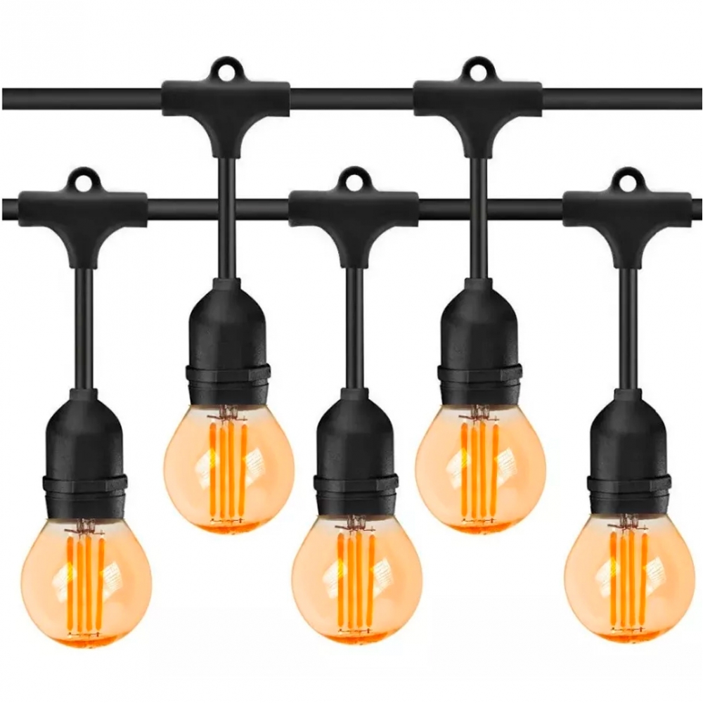 VARAL DE LUZES FESTÃO 10 METROS