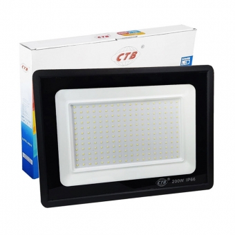 REFLETOR LED BLR-200F CARCAÇA PRETO