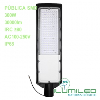 LUMINÁRIA PÚBLICA LED SMD - 300W - IP68 - BRANCO FRIO
