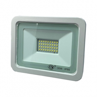 REFLETOR LED BLR-30F CARCAÇA BRANCA