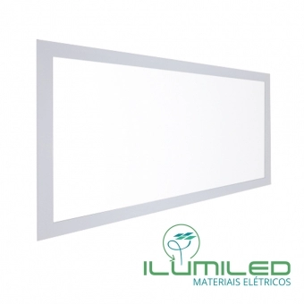 PLAFON EMBUTIR LED 32W - RETANGULAR - Branco Frio - Morno ou Quente