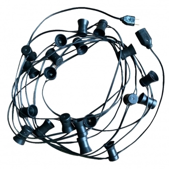 VARAL DE LUZES 20 METROS - COM LÂMPADAS