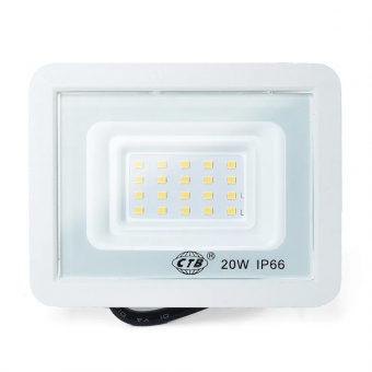 REFLETOR LED BLR-20F CARCAÇA BRANCA