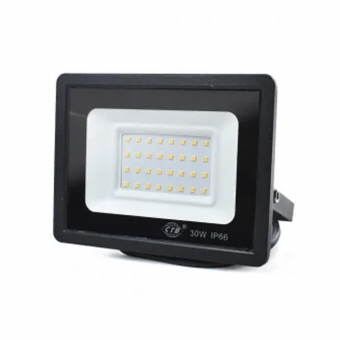 REFLETOR LED BLR-30F CARCAÇA PRETO
