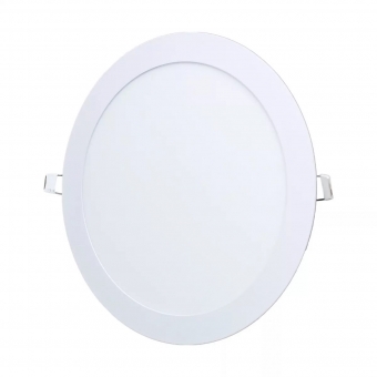PLAFON EMBUTIR LED 12W - Quadrado ou Redondo - Branco Frio ou Branco Quente